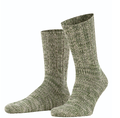 Falke Tagessocke Brooklyn Crew (Bootsock, Grobstrick-Optik) thymiangrün Herren - 1 Paar
